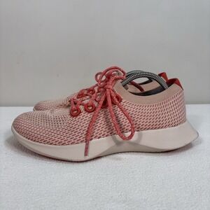 Allbirds Tree Dasher Shoes Men's 9.5 Red Seamless Comfort Lightweight Breathable